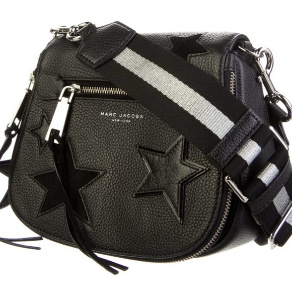 Marc Jacobs Handbags - Rare Amazing New nwt Marc Jacob’s flap clip on shoulder strap Star fob S…